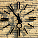 Zegar fasadowy - Huta Minska - Budynek prywatny